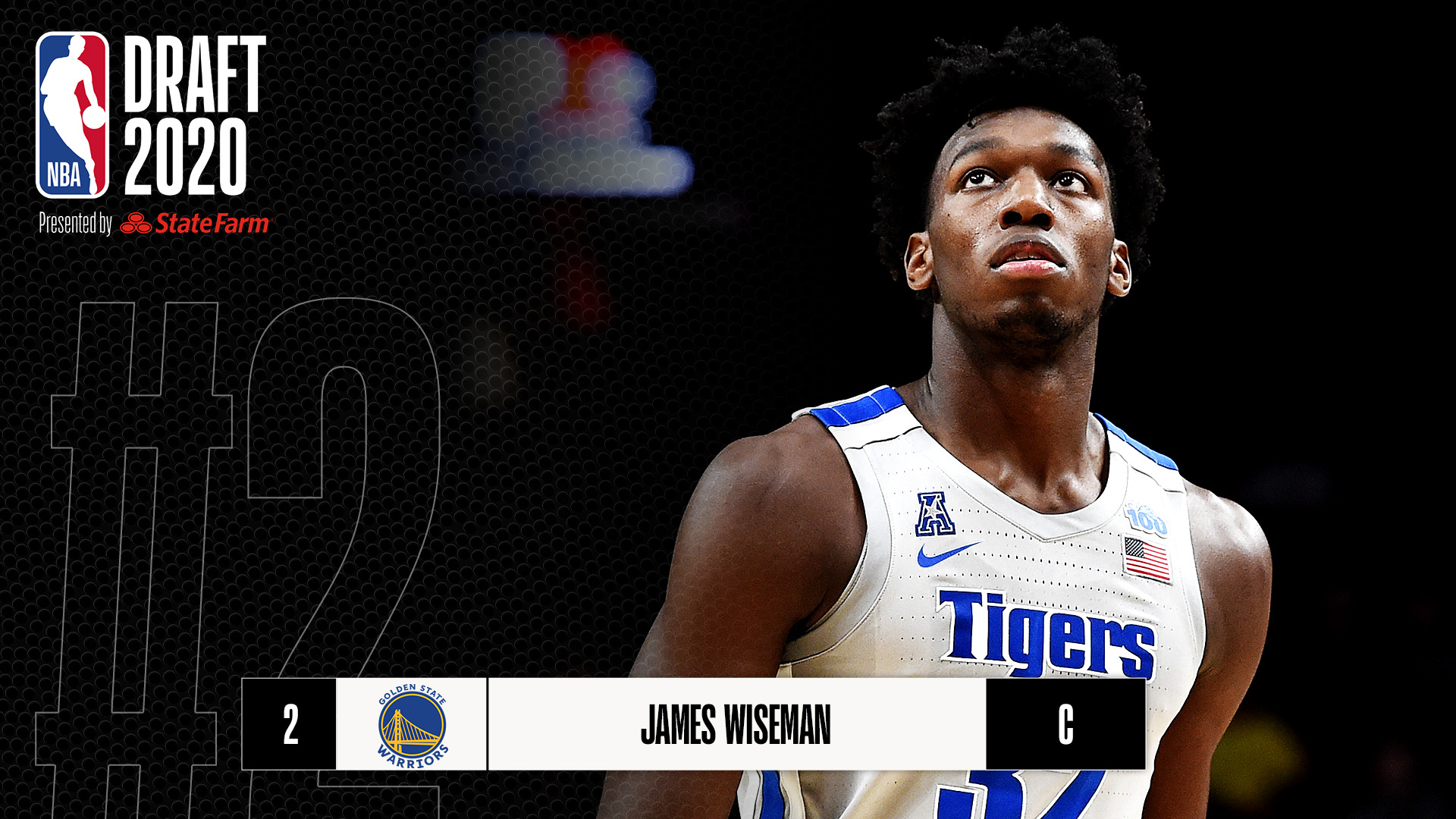 NBA Draft 2020: Golden State Warriors select James Wiseman ...