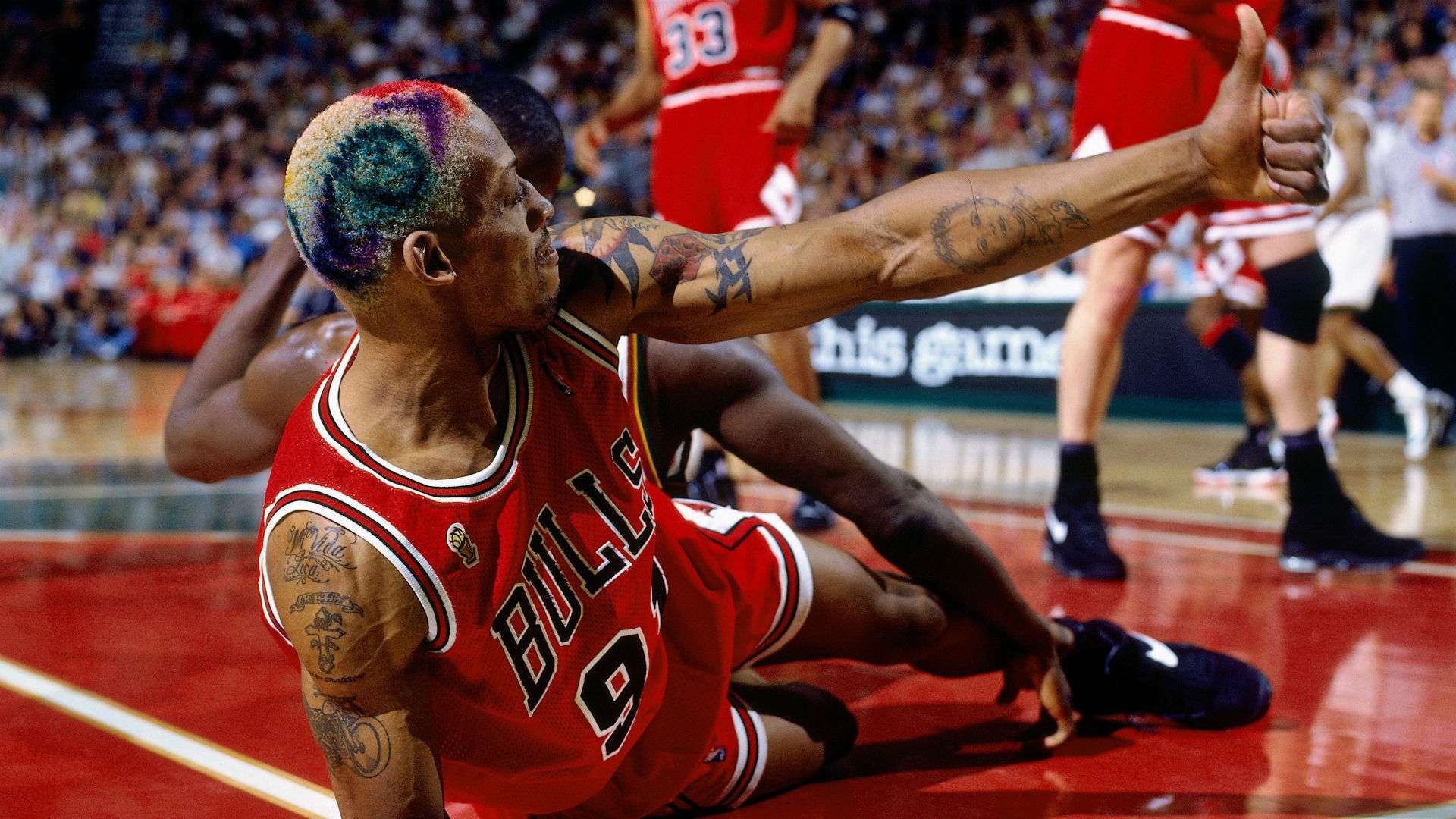 Dennis Rodman, el extravagante de Chicago Bulls: la evolución de sus looks de pelo y tatuajes | NBA.com Argentina | El sitio oficial de la NBA
