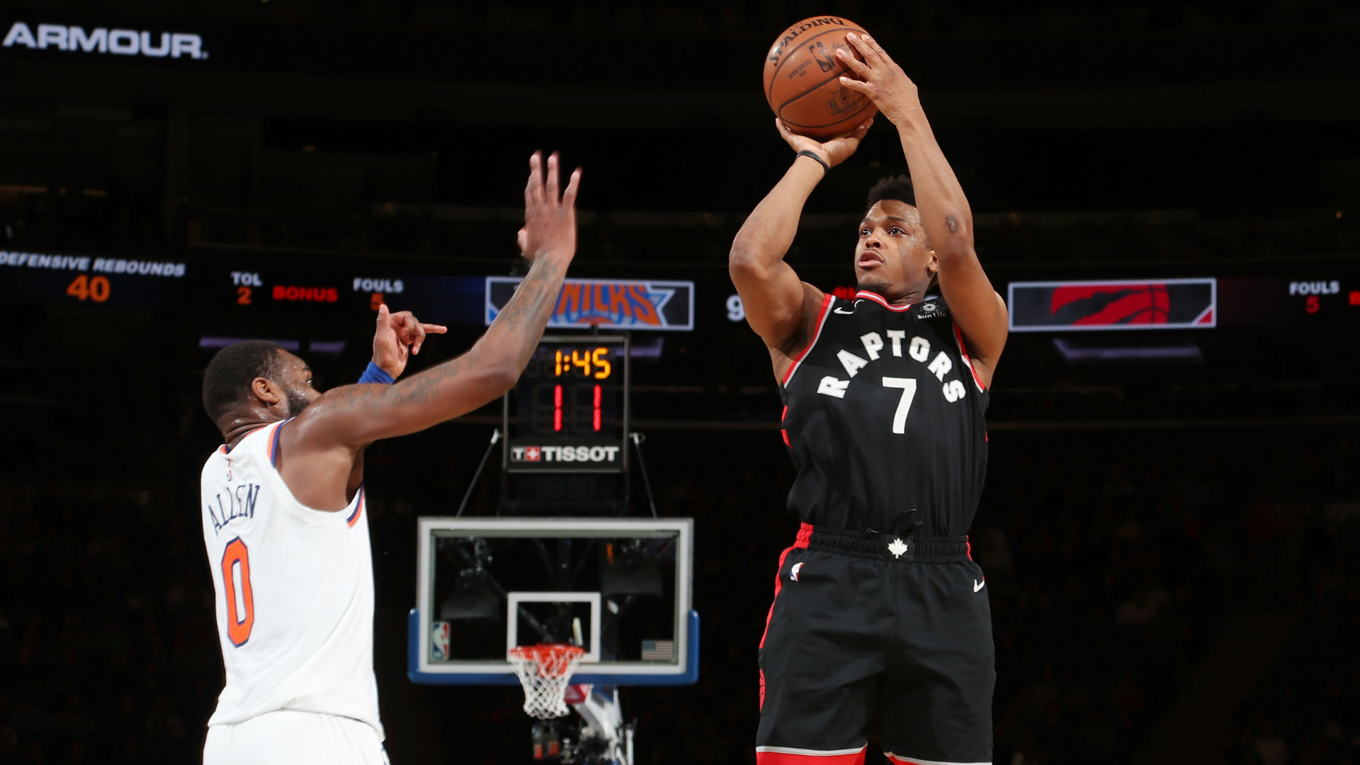 Toronto Raptors Defeat New York Knicks 104 99 In Marc Gasol S Debut Nba Com Canada The Official Site Of The Nba