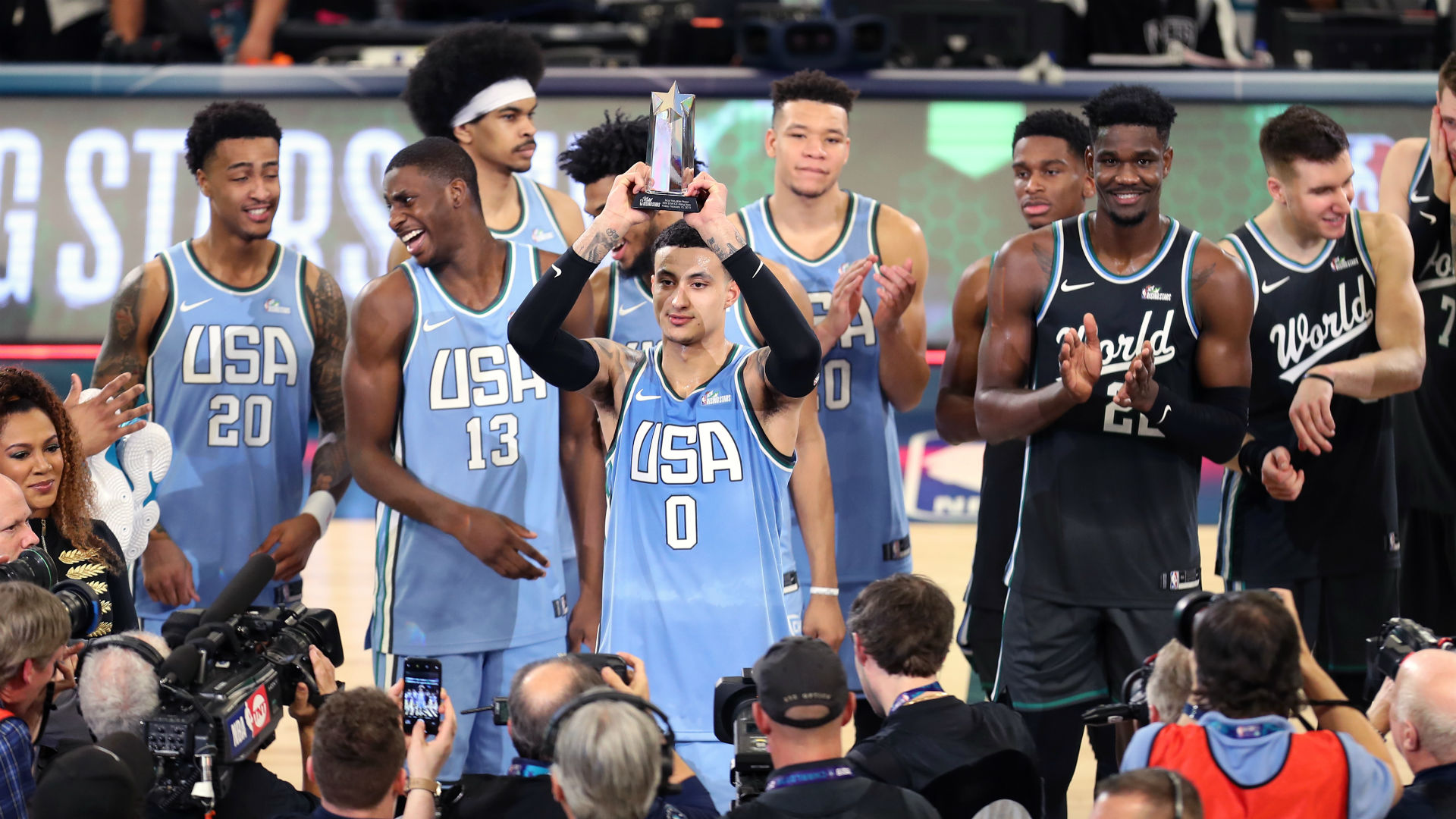 NBA Rising Stars Challenge Who has won MVP? Australia The