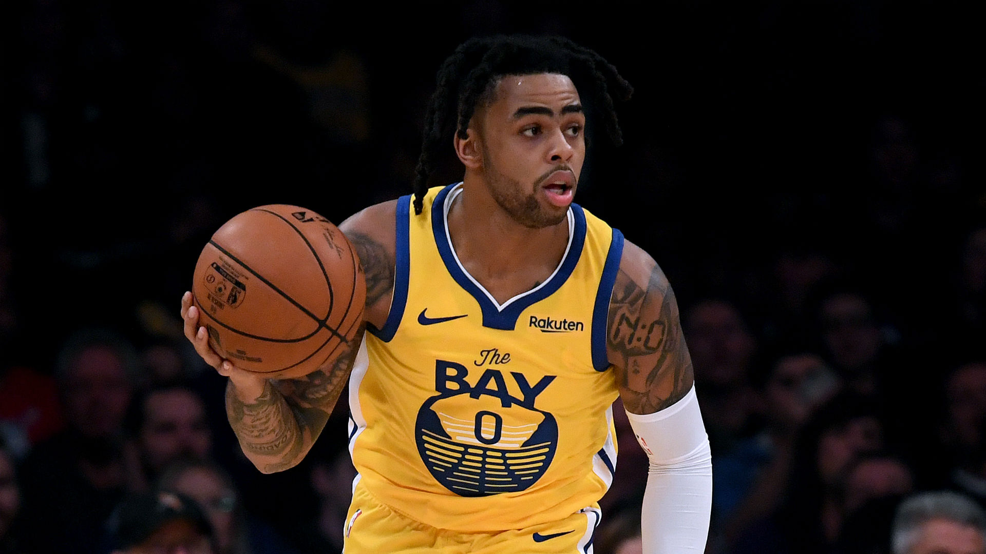 golden state warriors announce dangelo russell