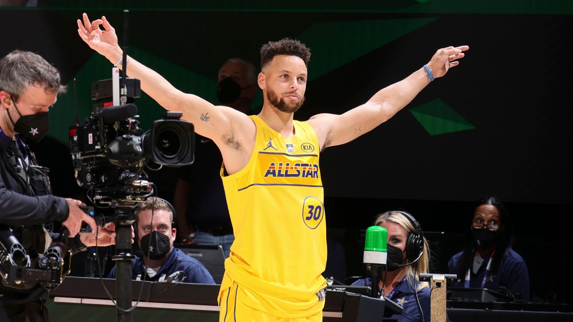 NBA All Star 2021 Stephen Curry Campe n Del Torneo De Triples NBA
