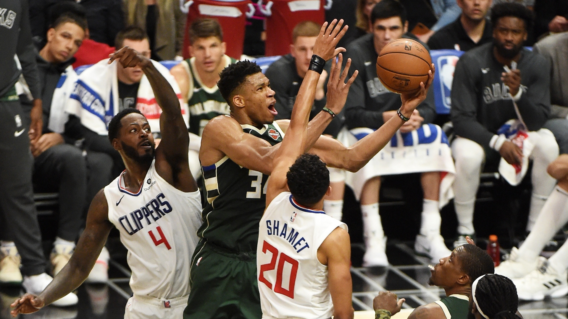 Giannis Antetokounmpo's monster near triple-double powers ...