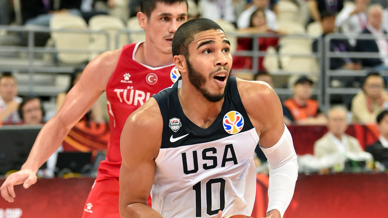 FIBA Basketball World Cup 2019 Jayson Tatum sidelined for