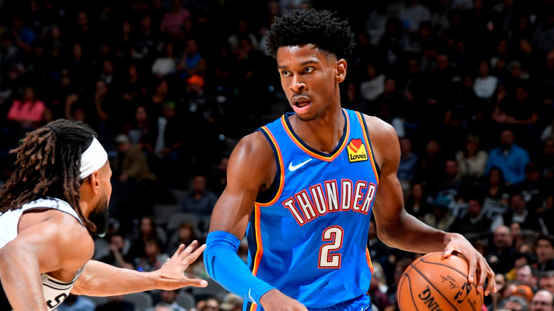 Shai Gilgeous Alexander And Chris Paul Combine As Oklahoma City Thunder Keep Rolling With Win In San Antonio Nba Com India The Official Site Of The Nba