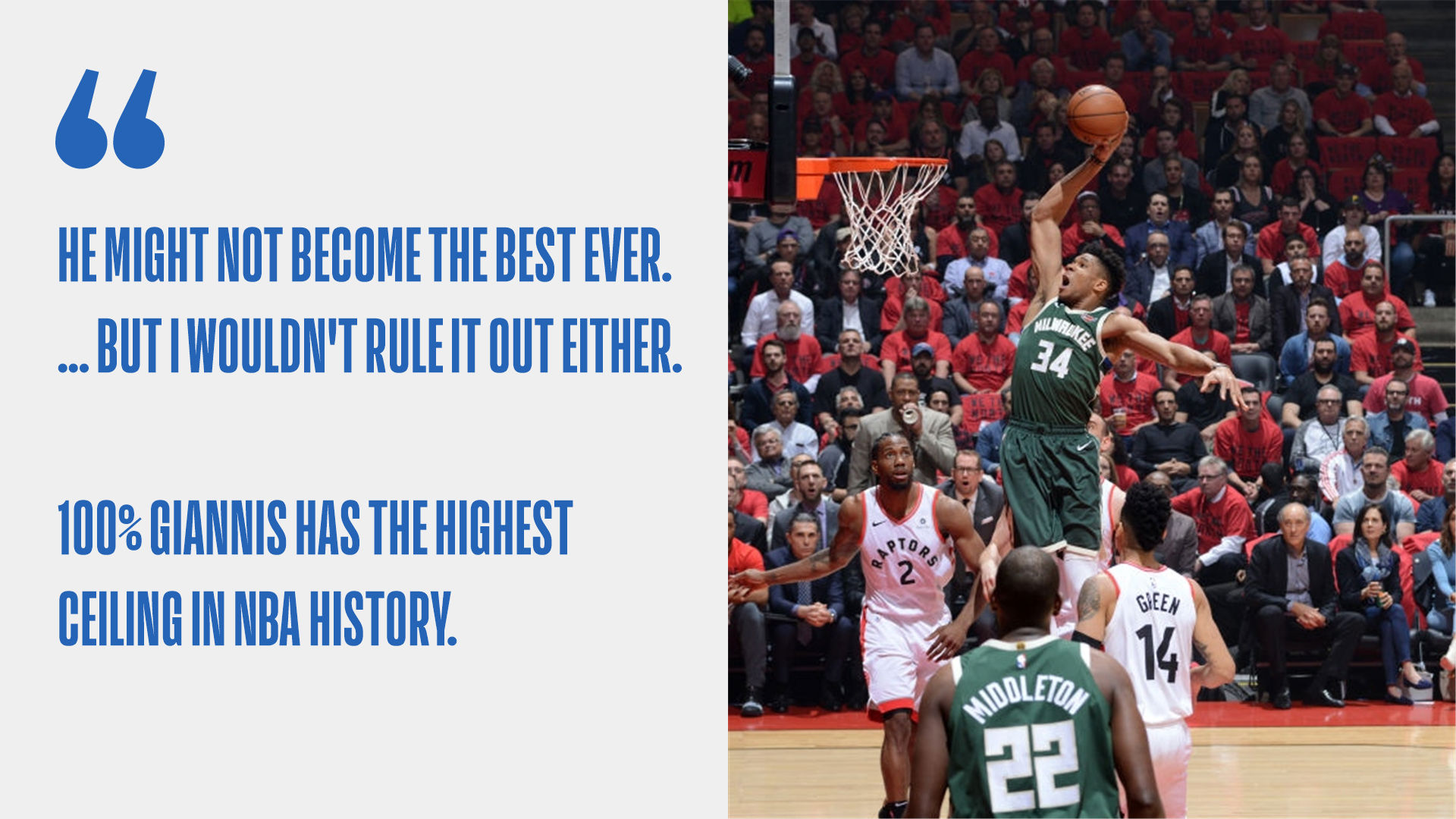 Is Giannis Antetokounmpo Actually At Only 60 Percent Of His