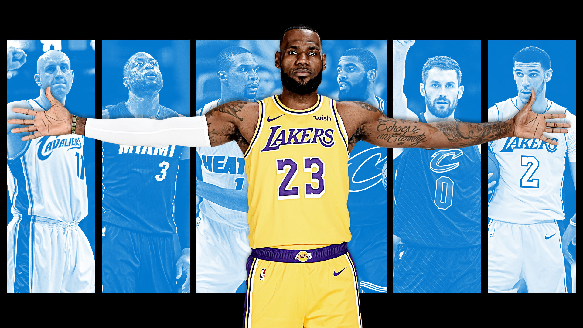 A Look Back At Lebron James Supporting Casts Through The Years Nba Com Canada The Official Site Of The Nba