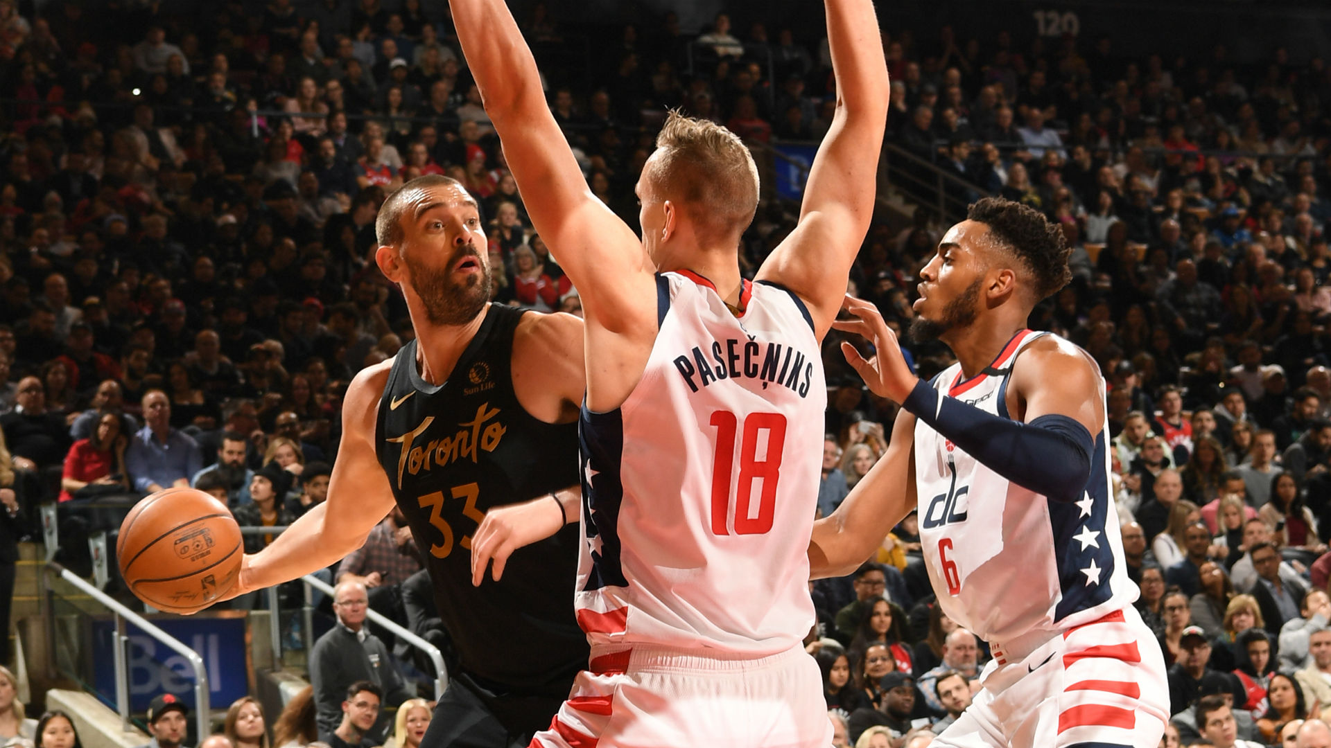 Nine thoughts: Toronto Raptors centre Marc Gasol turns back the clock in a commanding win over ...
