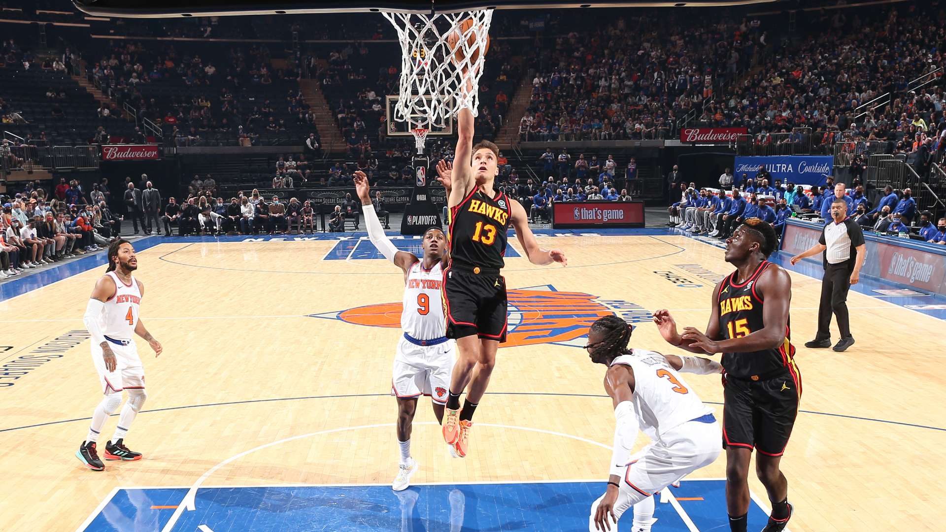 Trae Young y Atlanta Hawks silenciaron la fiesta de New York Knicks en el  Madison Square Garden | NBA.com Argentina | El sitio oficial de la NBA