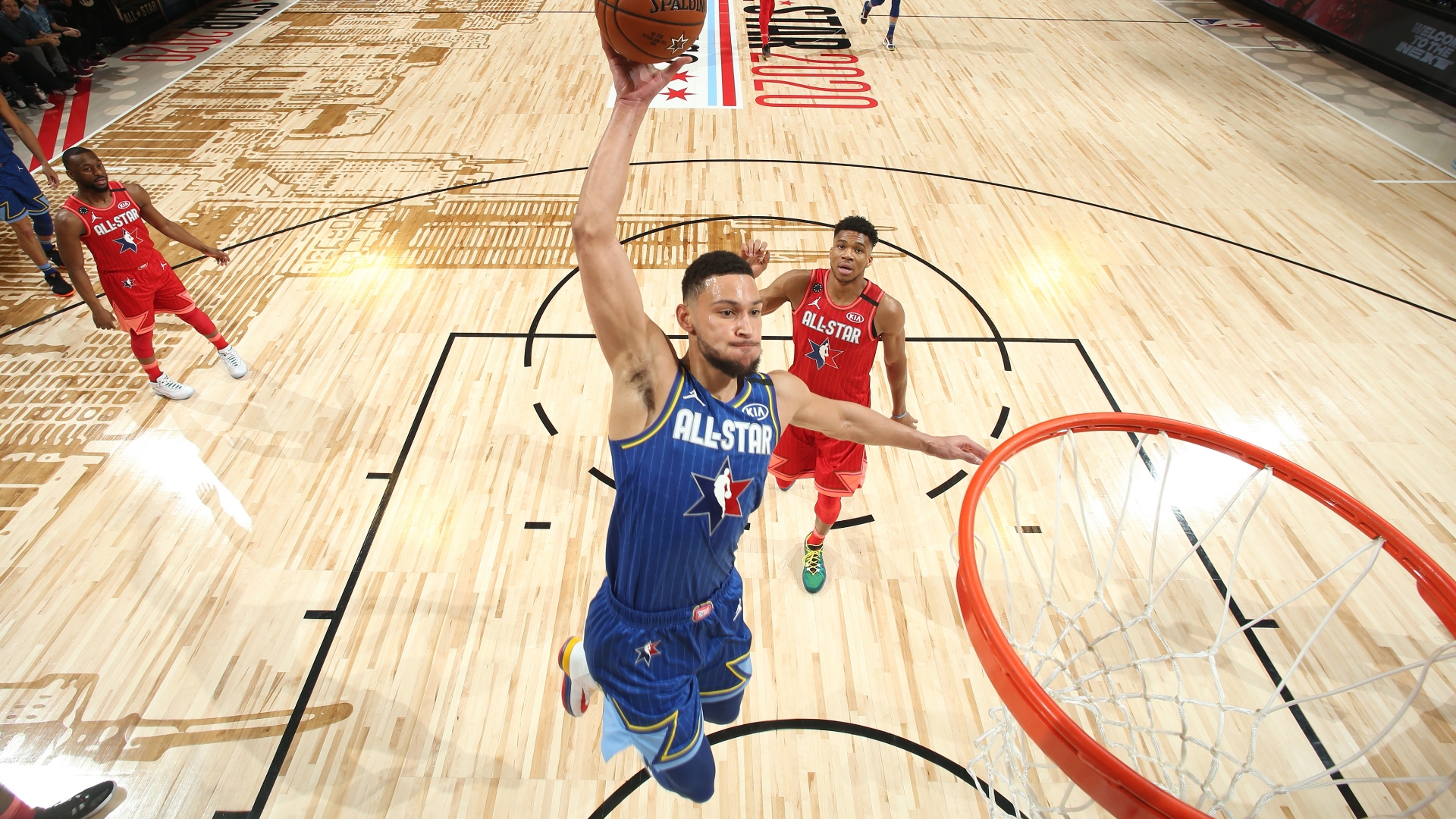 Ben Simmons at the All-Star game 2020