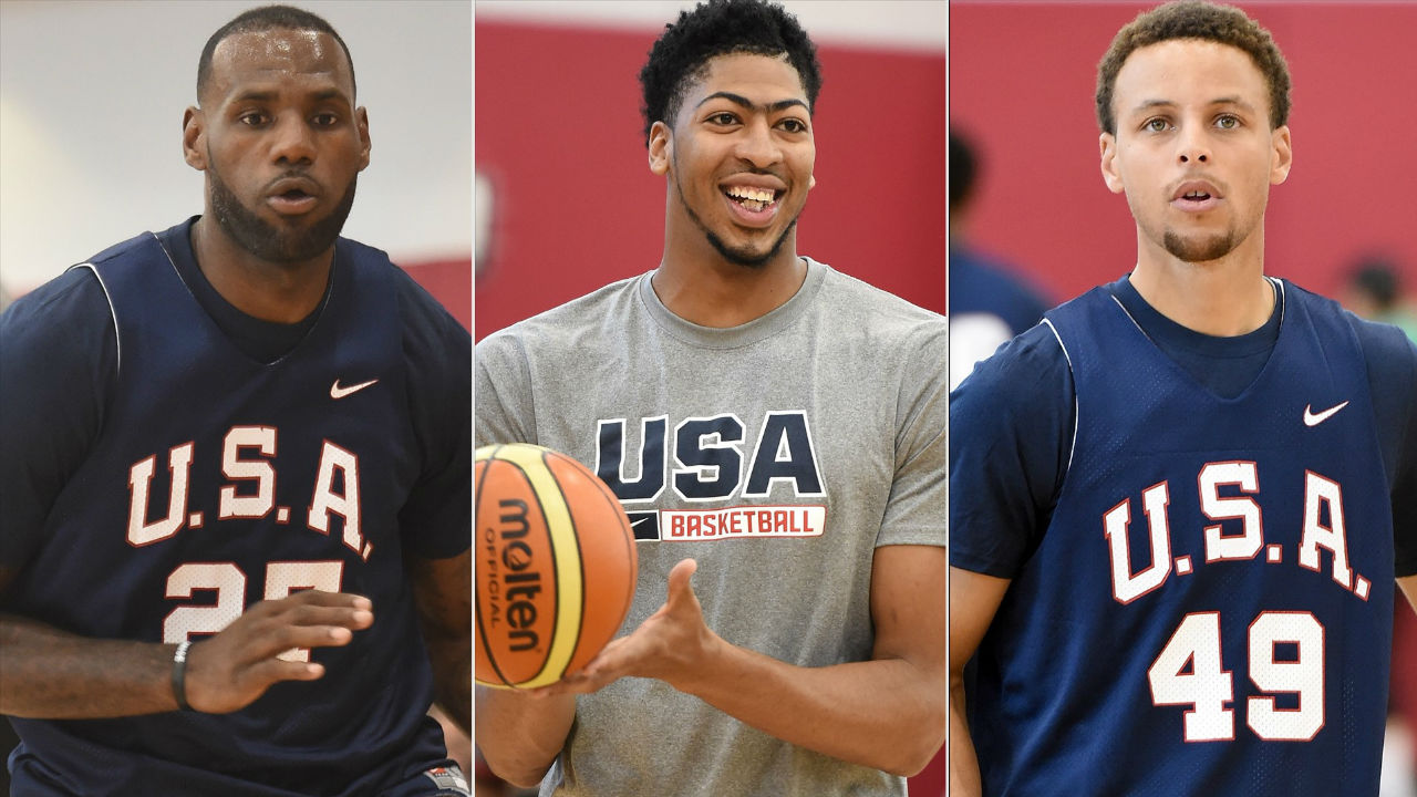 Lebron James Steph Curry Headline Star Studded 44 Man Preliminary