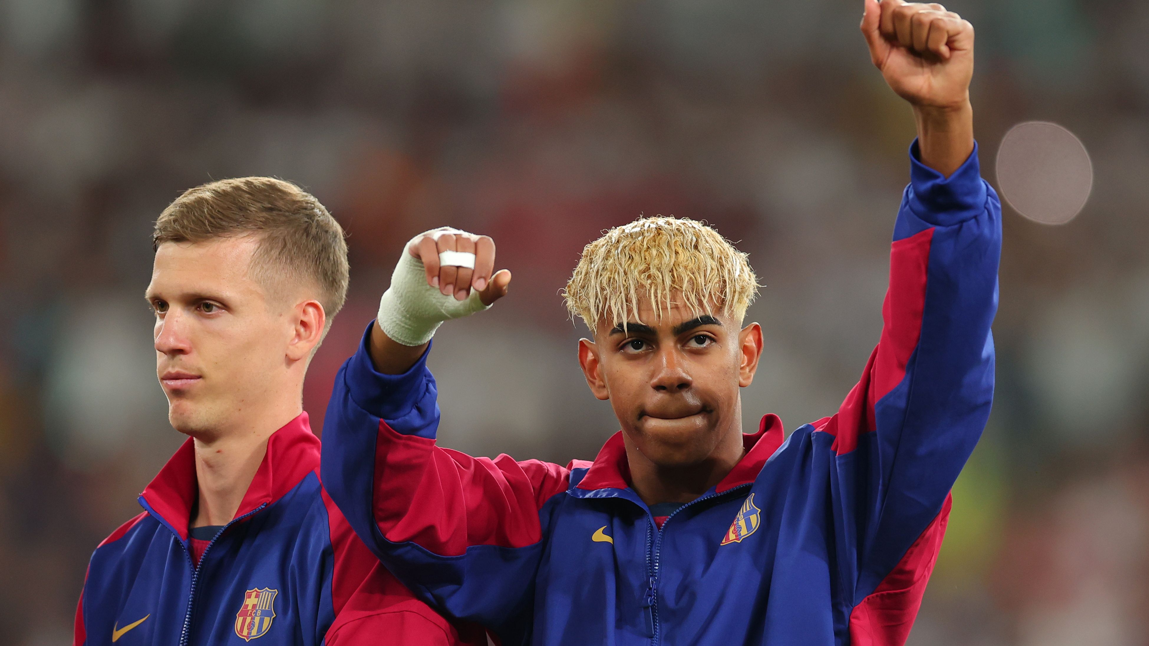 Lamine Yamal luce un nuevo look antes del Clásico de la Copa del Rey
