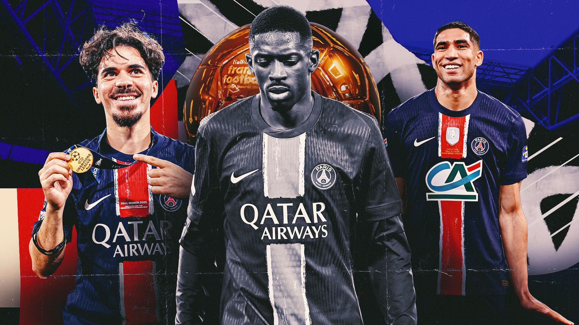 2025 UEFA CL決勝 PSG パリ・サンジェルマン デンベレ ユニ（H） パリ・サンジェルマンに希望を与える「ある事実」欧州CL決勝の