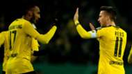 PIERRE EMERICK AUBAMEYANG MARCO REUS BORUSSIA DORTMUND GERMAN CUP DFB POKAL 08022017