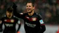 JAVIER HERNANDEZ CHICHARITO BAYER LEVERKUSEN GERMAN BUNDESLIGA 11022017