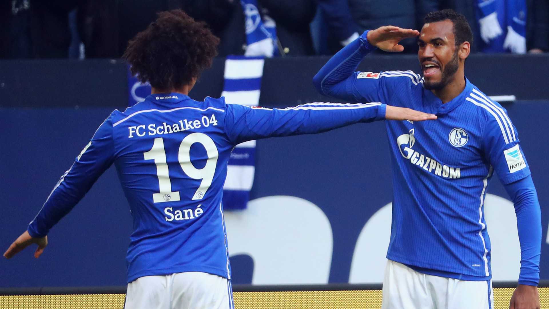 Extra Time Former Schalke 04 Stars Choupo Moting And Sane Reunite Goal Com Extra Time Former Schalke 04 Stars Choupo Moting And Sane Reunite Goal Com
