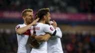 Hakan Calhanoglu Turkey cleebrates his Goal against Czech Republic EC Qualficiation 10102015