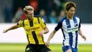 Andre Schürrle Genki Haraguchi Borussia Dortmund Hertha BSC