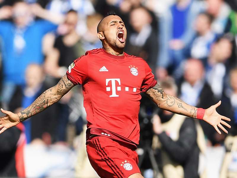 Hertha Berlin 0 2 Bayern Munich Vidal And Douglas Costa On Target As Visitors Edge Closer To Title Goal Com Hertha Berlin 0 2 Bayern Munich Vidal And Douglas Costa On Target As Visitors Edge Closer To Title Goal Com