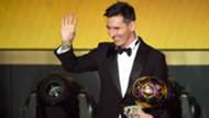 Lionel Messi FC Barcelona FIFA Player of the yeal Ballon dOr 2015 11012016