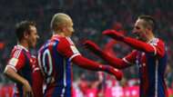 ARJEN ROBBEN FRANCK RIBERY BAYERN MUNICH GERMAN BUNDESLIGA 27022015
