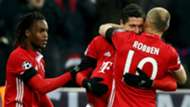 RENATO SANCHES ROBERT LEWANDOWSKI ARJEN ROBBEN BAYERN MUNCHEN ATLETICO MADRID UEFA CHAMPIONS LEAGUE 06122016