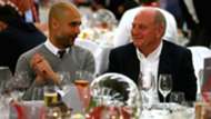 Pep Guardiola Uli Hoeness FC Bayern 13042016
