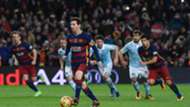 Lionel Messi Luis Suarez Barcelona Celta Vigo Elfmeter Penalty 14022016
