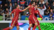 Koke Isco Alarcon Jordi Alba Spain Belarus Euro 2016 Qualifying 15112014