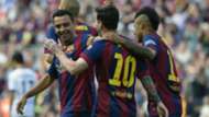 Xavi Lionel Messi Neymar Barcelona Deportivo de La Coruna Liga BBVA 05232015