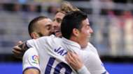 James Rodriguez Luka Modrid Karim Benzema Karim Benzema Eibar Real Madrid LaLiga 04032017