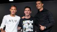Neymar Lionel Messi Barcelona Cristiano Ronaldo Real Madrid FIFA Ballon d' Or