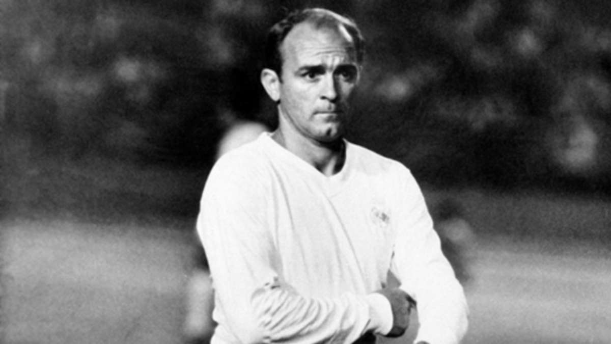 Alfredo di Stéfano, a lenda argentina que liga River Plate, Boca