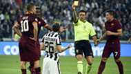 Gianluca Rocchi Stephen Lichtsteiner Francesco Totti Juventus Roma