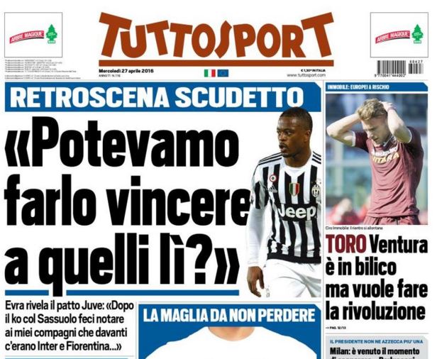 Juventus, quando Evra disse: \