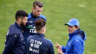Italy training session Antonio Conte Antonio Candreva Stephan El Shaarawy Federico Bernardeschi 03062016