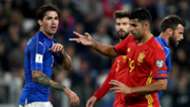 Alessio Romagnoli Diego Costa Italy Spain