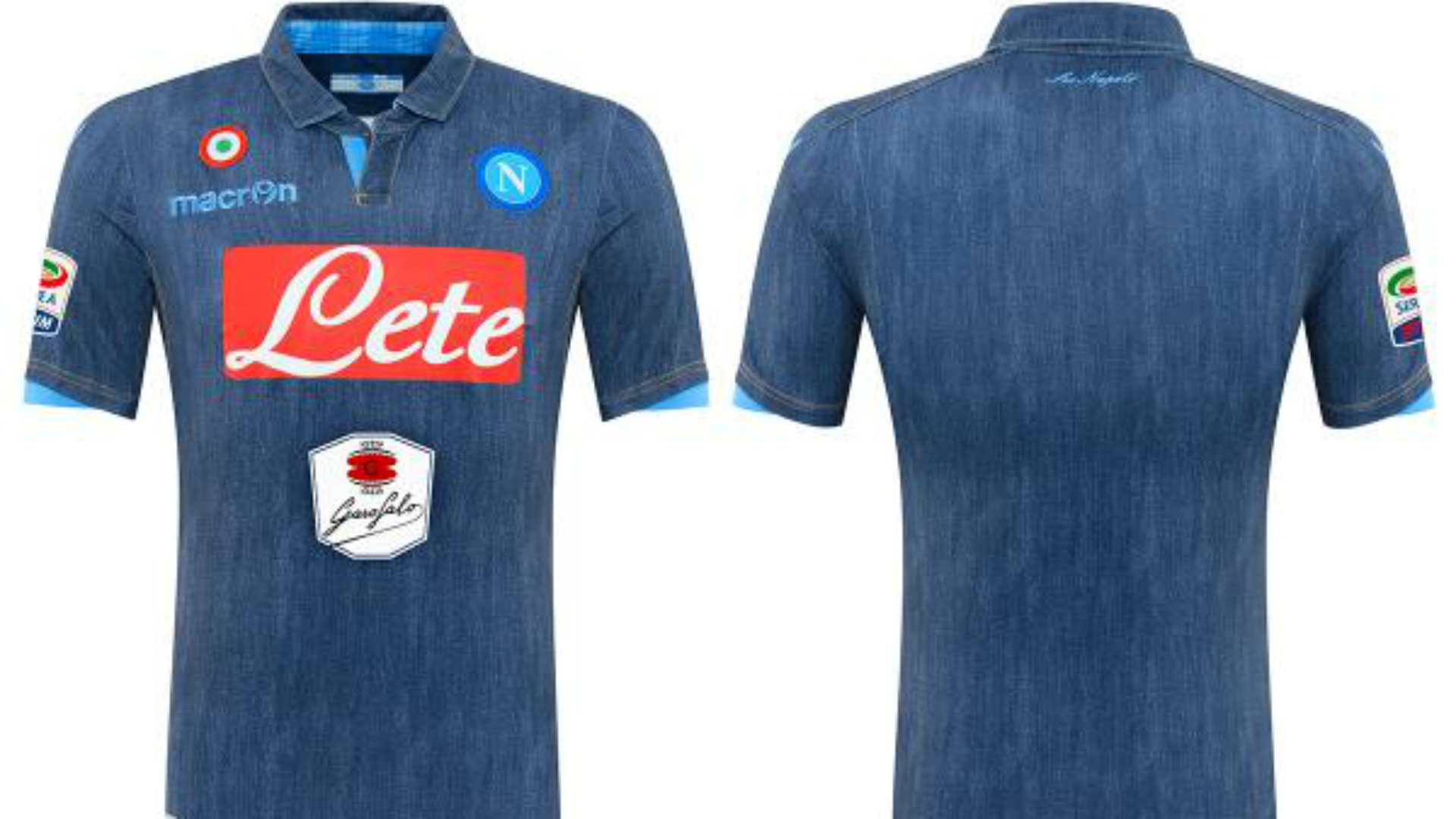 Il Napoli presenta la maglia da trasferta: dal mimetico si passa al jeans |  Goal.com