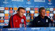Wayne Rooney Roy Hodgson England EURO 2016