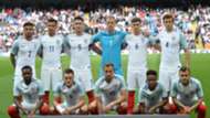 England line up