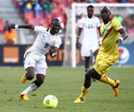Agyeman Emmanual Badu of Ghana and Mohamed Lamine Sissoko of Mali - Afcon 2013