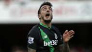Joselu Arsenal Stoke City Premier League 12092015