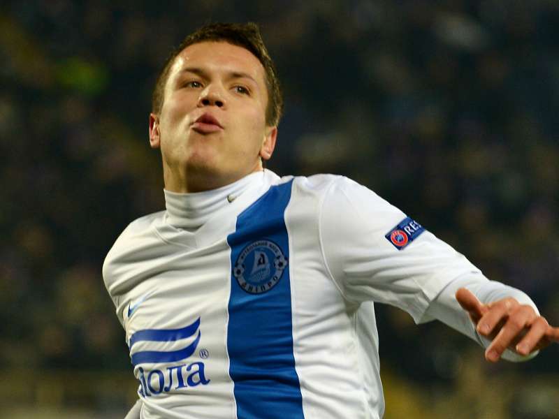 Dnipro Dnipropetrovsks Yevhen Konoplyanka Star Wider Willen Goal Com