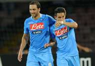 Gonzalo Higuain and Josè Maria Callejon - Napoli
