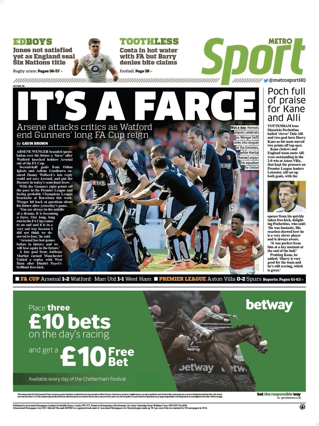 Wenger S Farce And Ibra Makes It 13 Goal S European Newspaper Review Goal Com