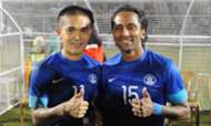 Sunil Chhetri Clifford Miranda India vs Nepal 11192013