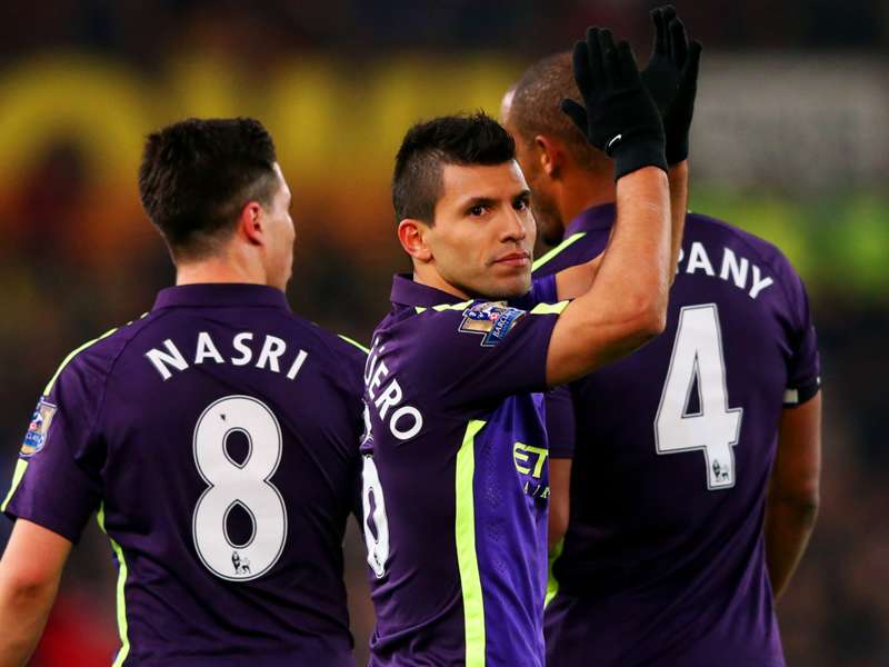 Barcelona beware! Awesome Aguero is back in the groove ...