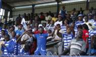 AFC Leopards' fans at Machakos Stadium