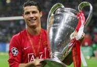 Cristiano Ronaldo 2008 champions league trophy