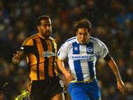 Tom Huddlestone Adam Chicksen Brighton & Hove Albion Hull City FA Cup 02172014